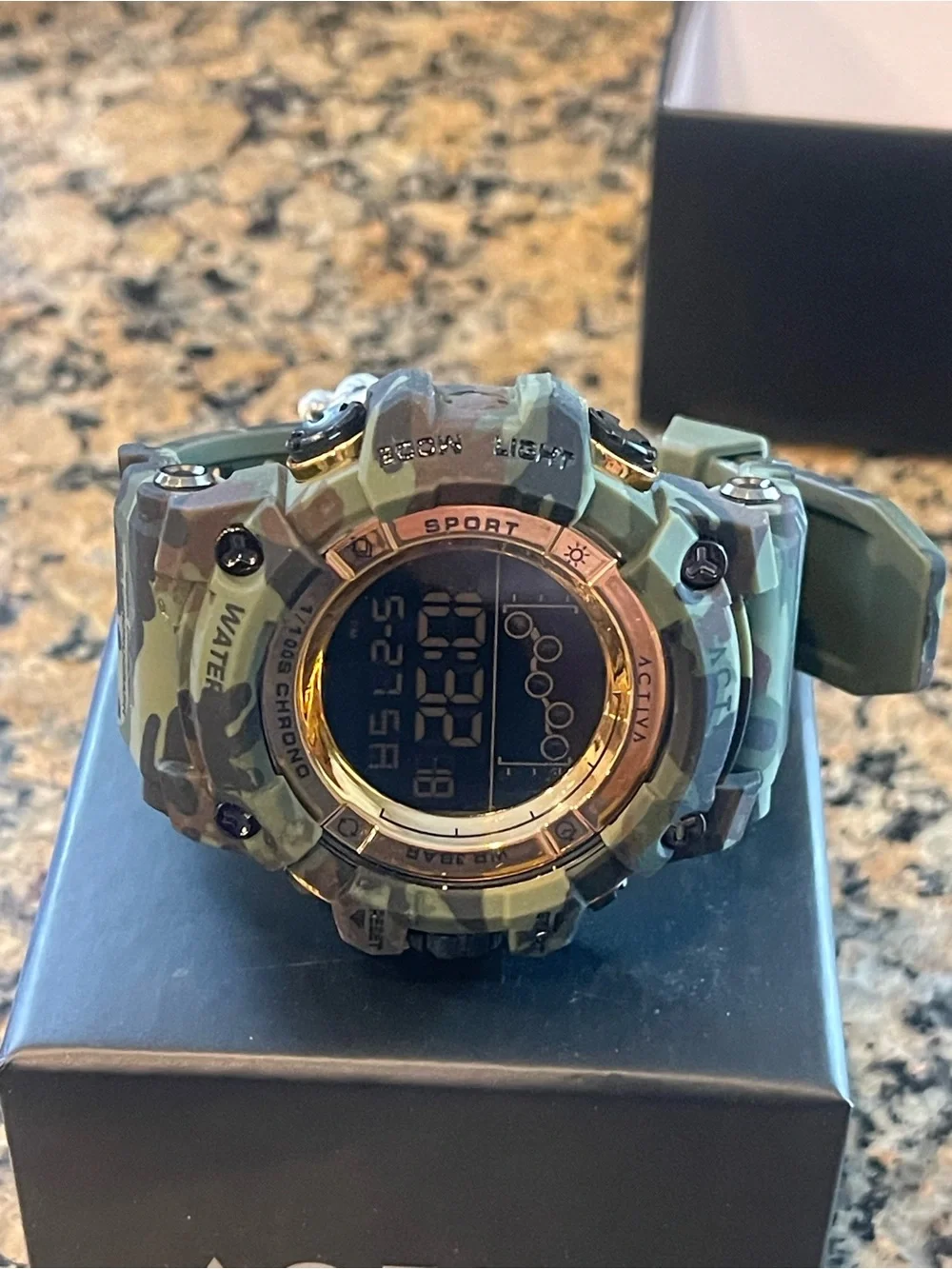 Activa X Invicta Digital Summit Unisex Watch - 50mm. Army Green, Camouflage new